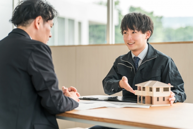お客様との打ち合わせの様子